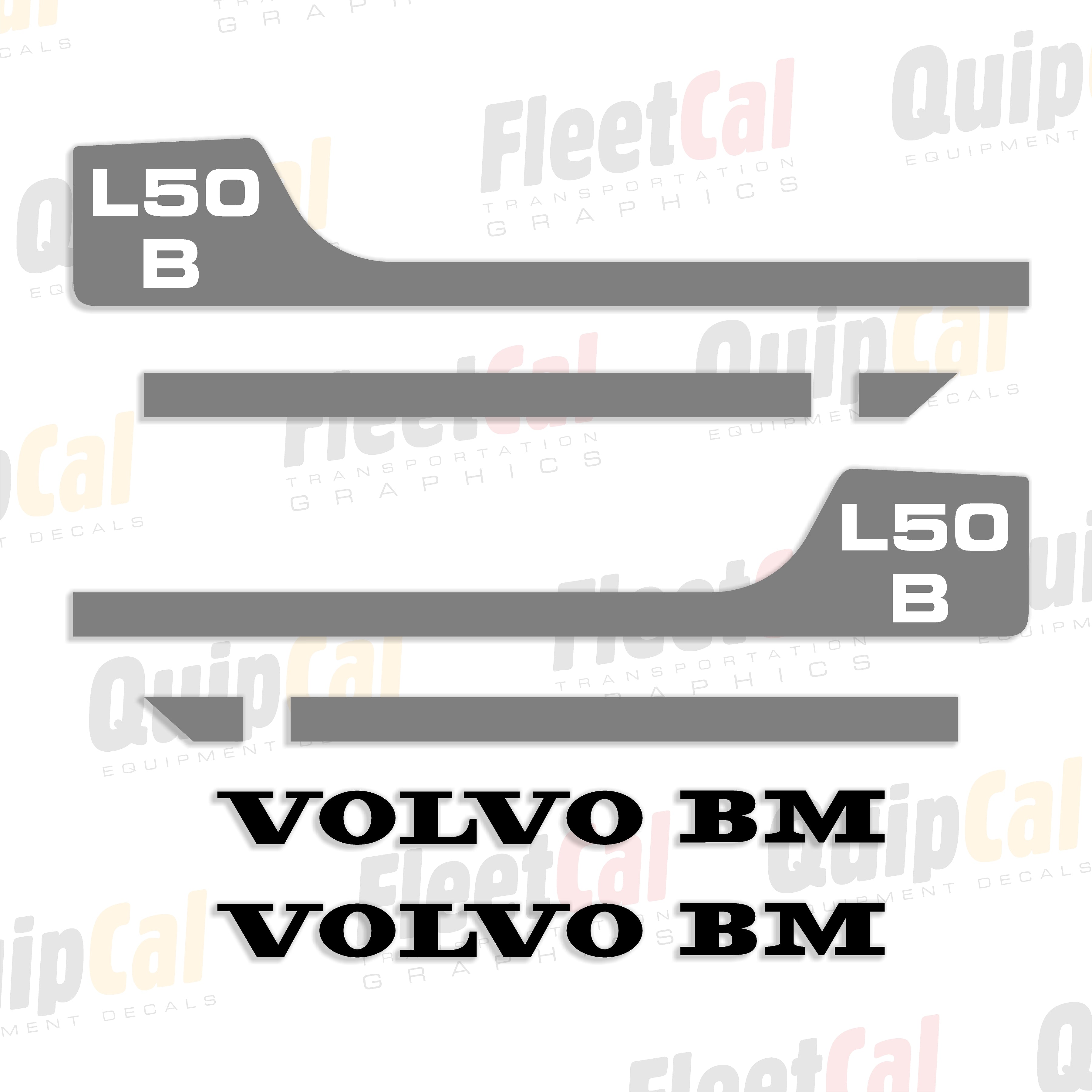 Volvo L50B Wheel Loader Marking Decal Set – Truck and Equipment Decals
