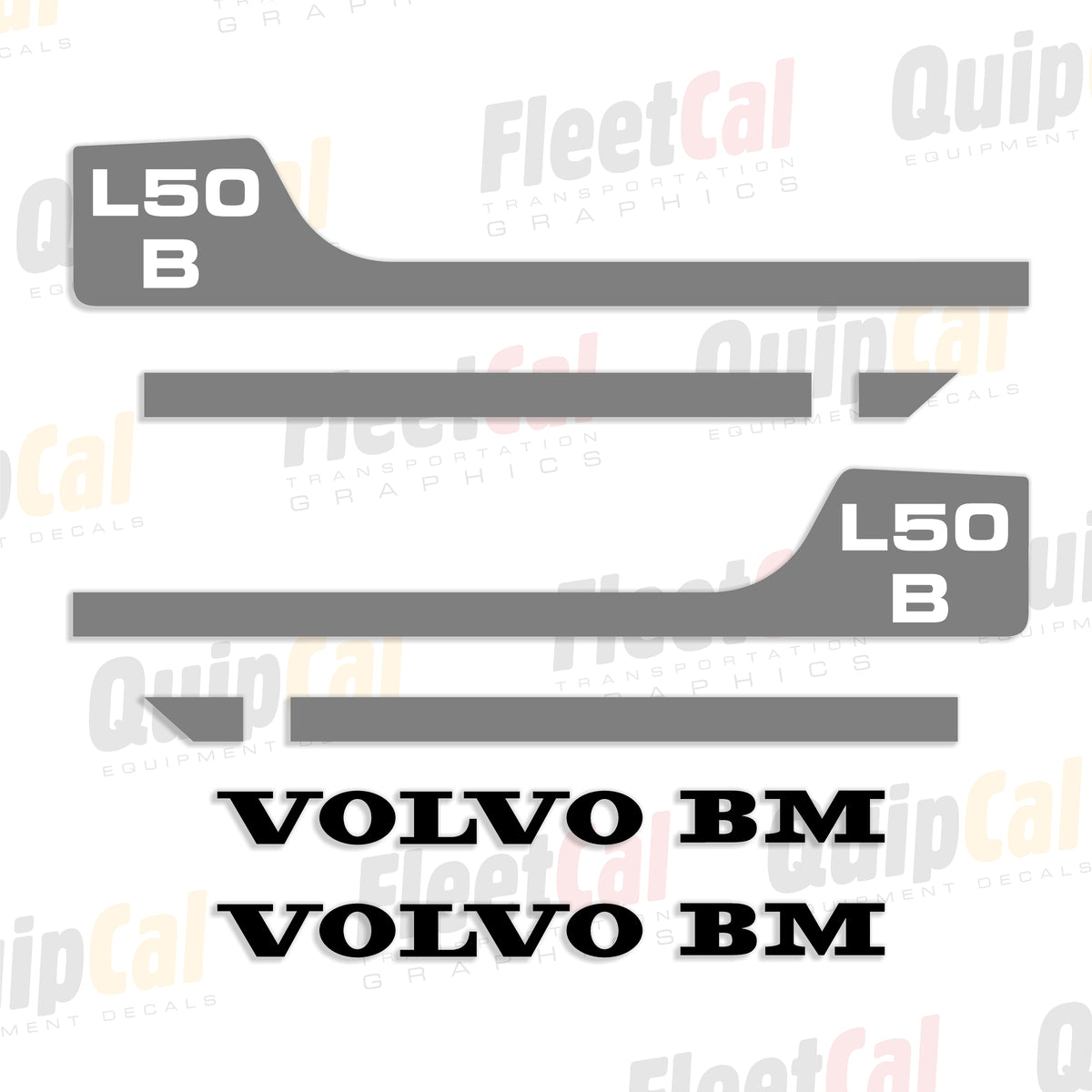 Volvo L50B Wheel Loader Marking Decal Set – Truck and Equipment Decals