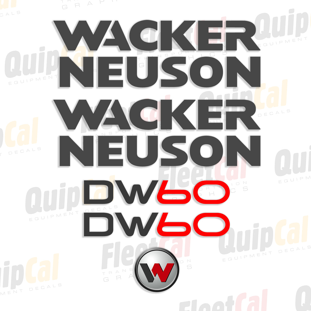 Wacker Neuson Wheel Dumper Decals
