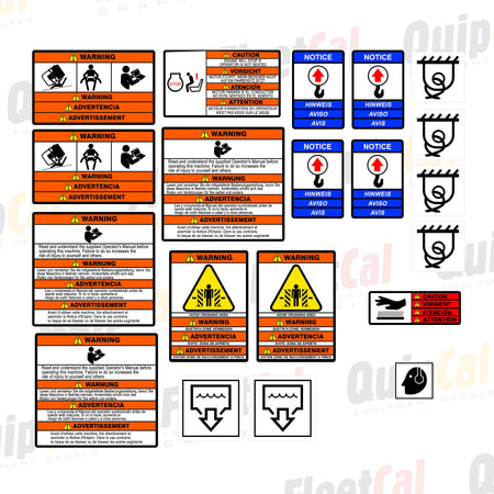 Wacker Neuson Compactor Decals