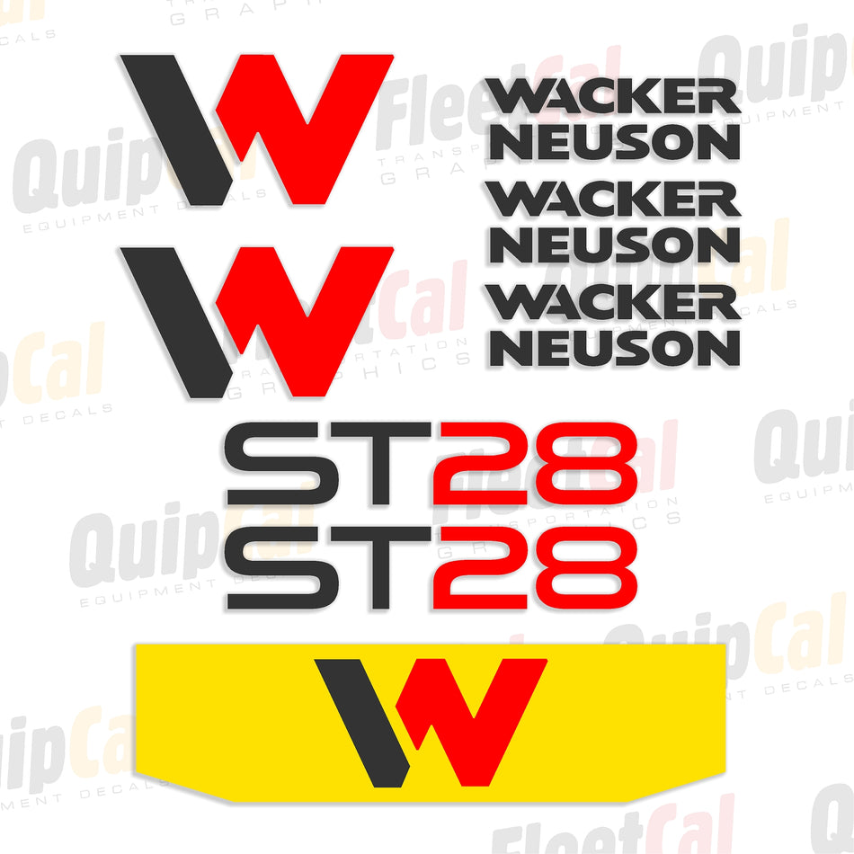Wacker Compact Track Loader Decal Set
