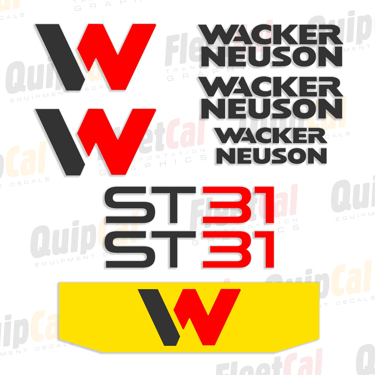 Wacker Compact Track Loader Decal Set