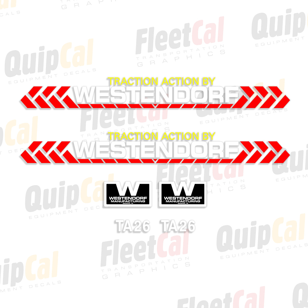 Westendorf TA26 Front Loader Marking Decal Set (Case IH Model) – Truck ...