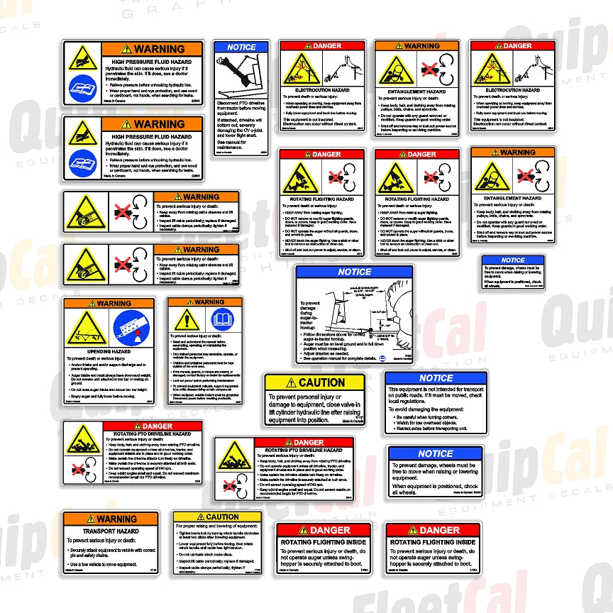 Westfield Grain Auger Decals