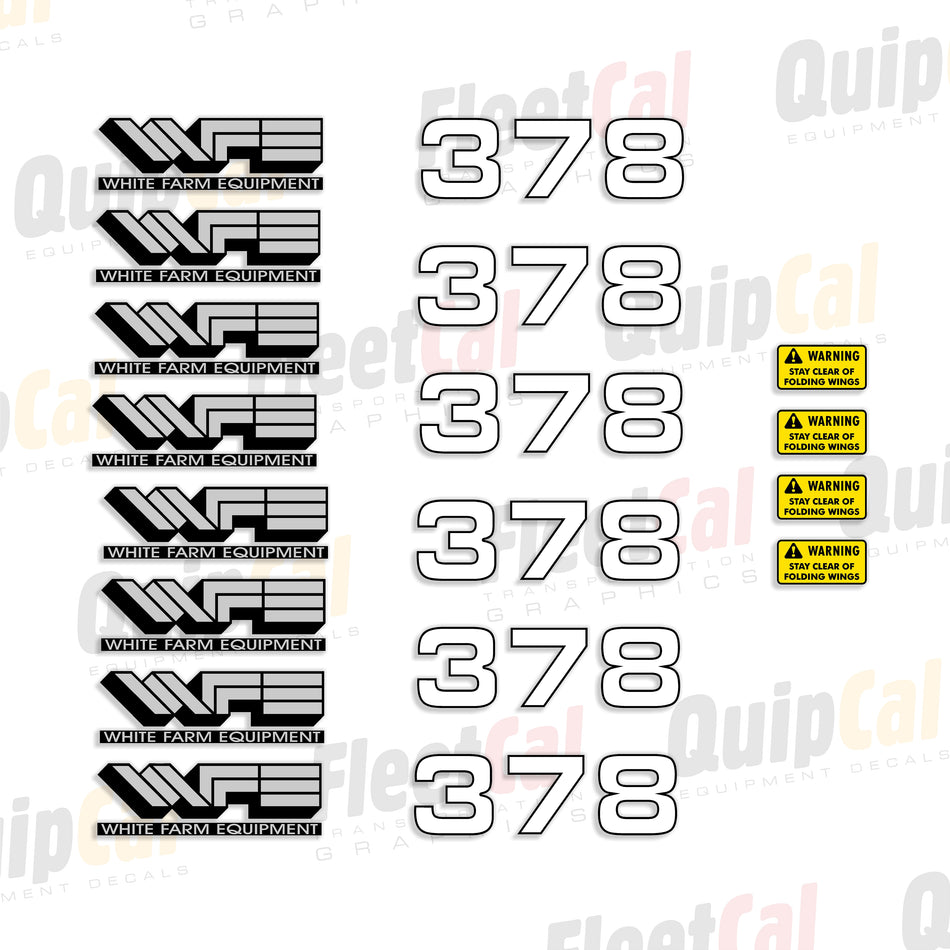 Juego de calcomanías para marcar compactadores Rammax P33-22 HMR
