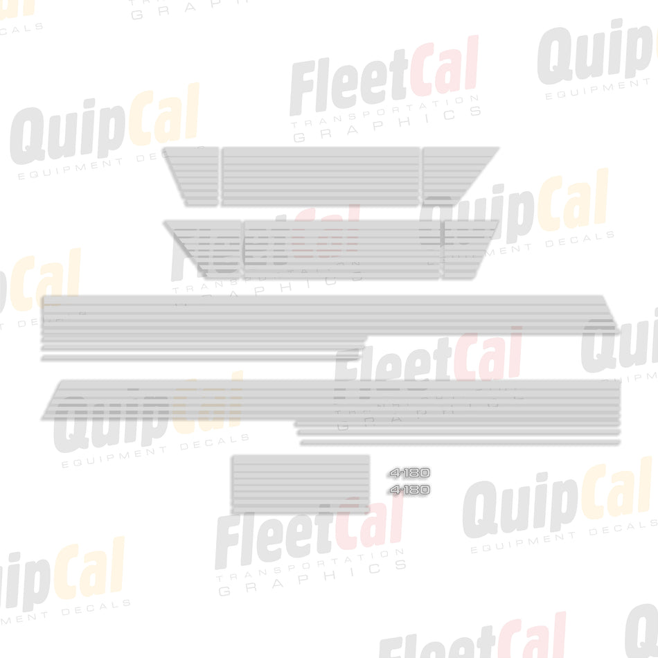 Juego de calcomanías para marcar cargadoras compactas Bobcat serie 453 F