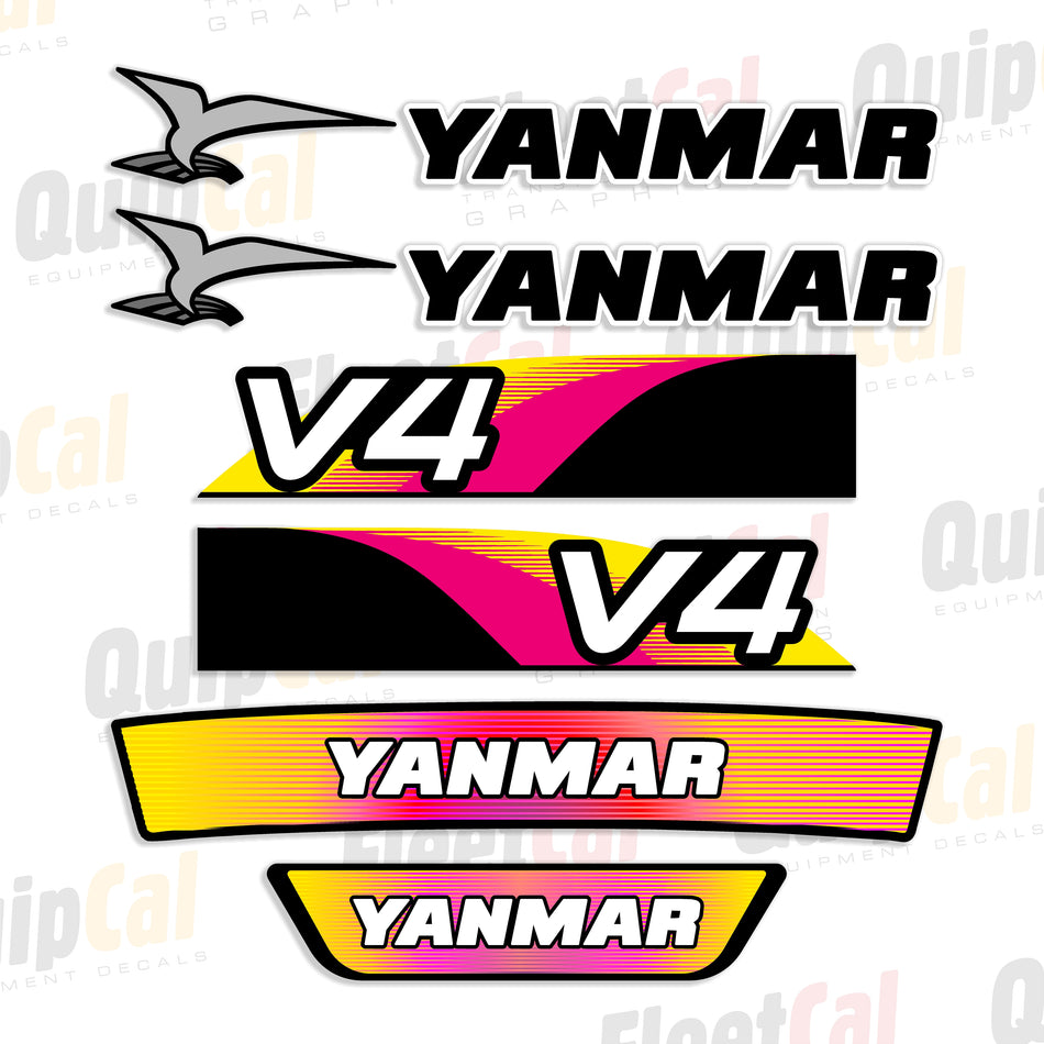 Juego de calcomanías para marcar compactadores Rammax P33-22 HMR