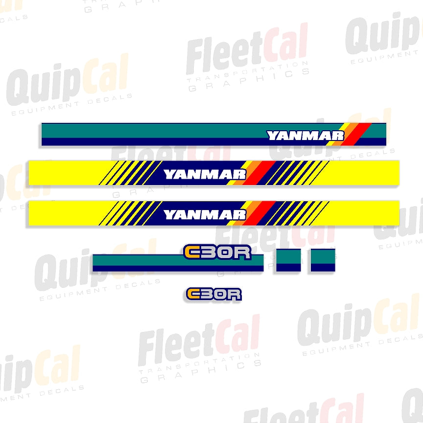 Yanmar Crawler Dump Decals