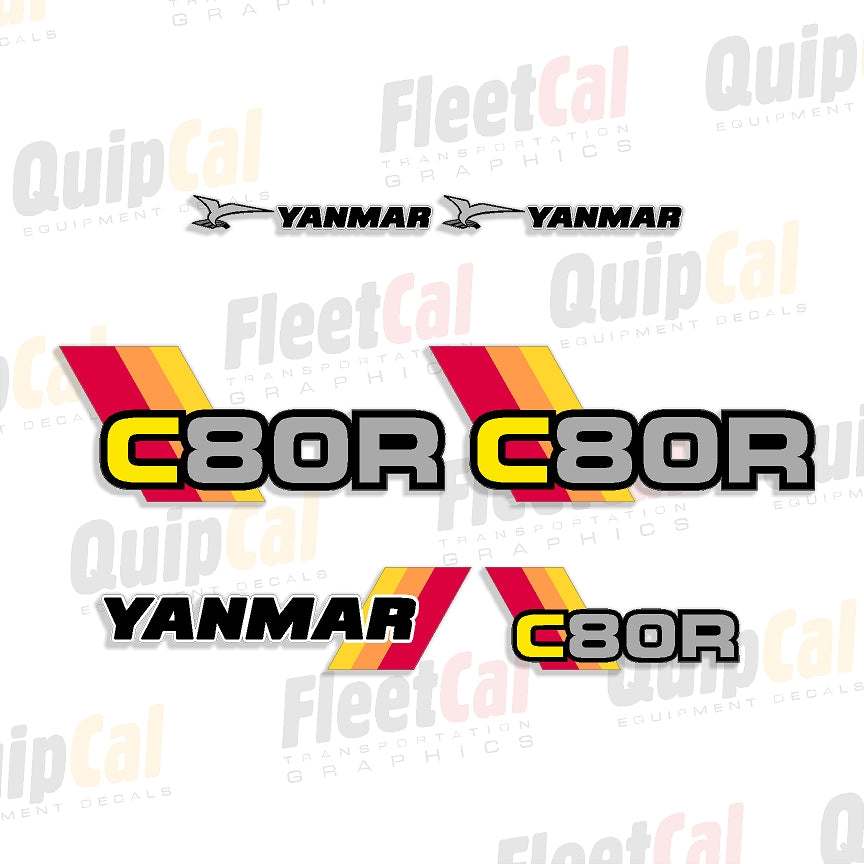 Yanmar Crawler Dump Decals