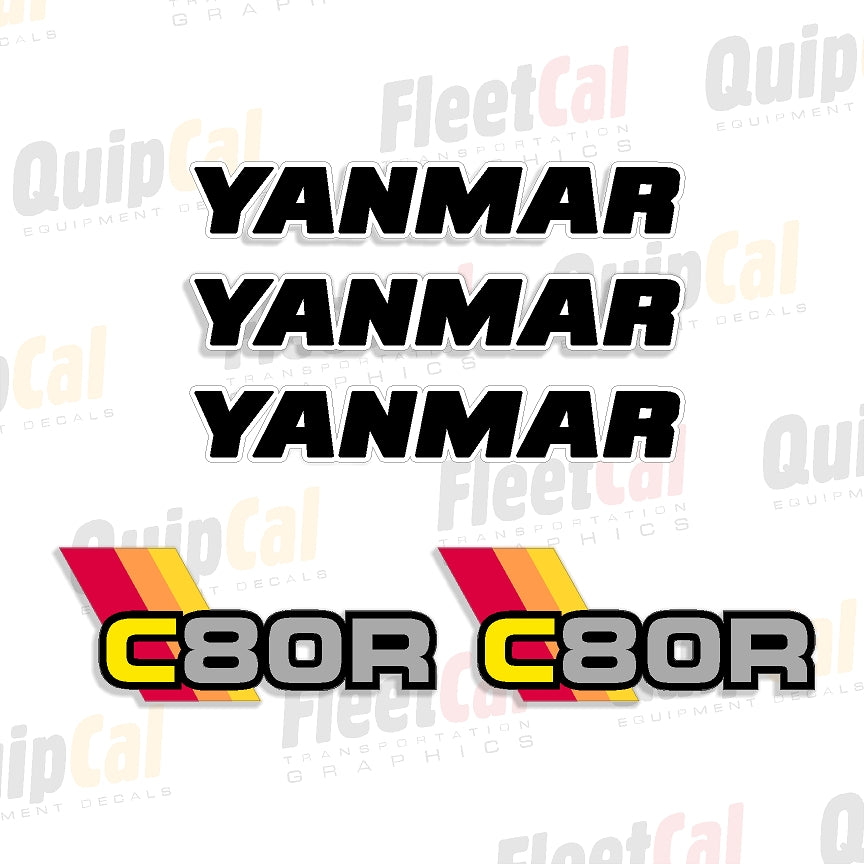 Yanmar Crawler Dump Decals