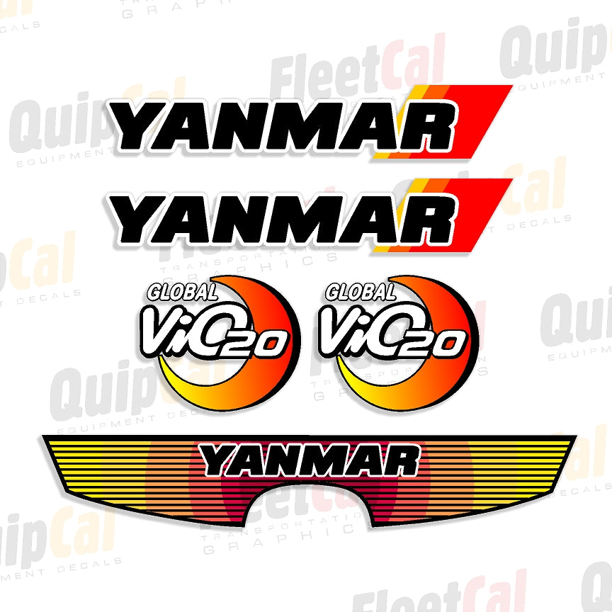Yanmar Excavator Decals