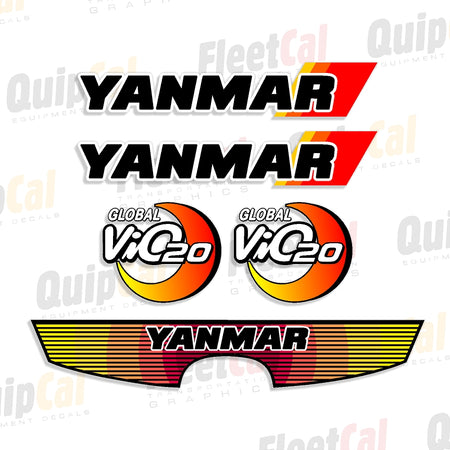 Yanmar Excavator Decals